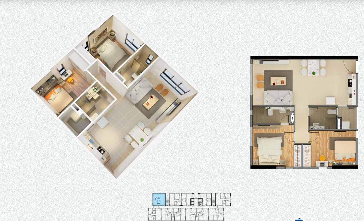 Mặt bằng A4 (Block D)