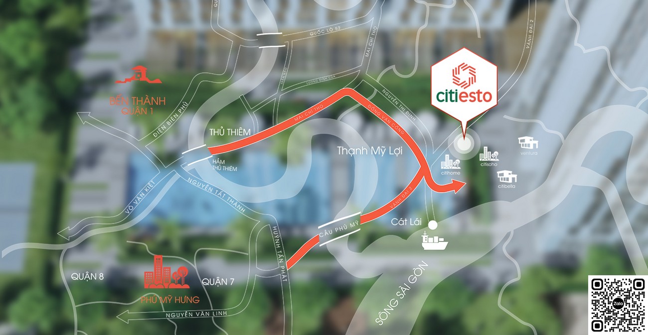 Vị trí dự án Citiesto