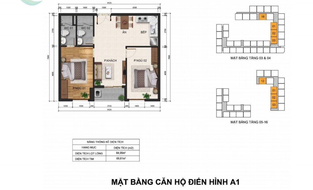 Mặt bằng A1
