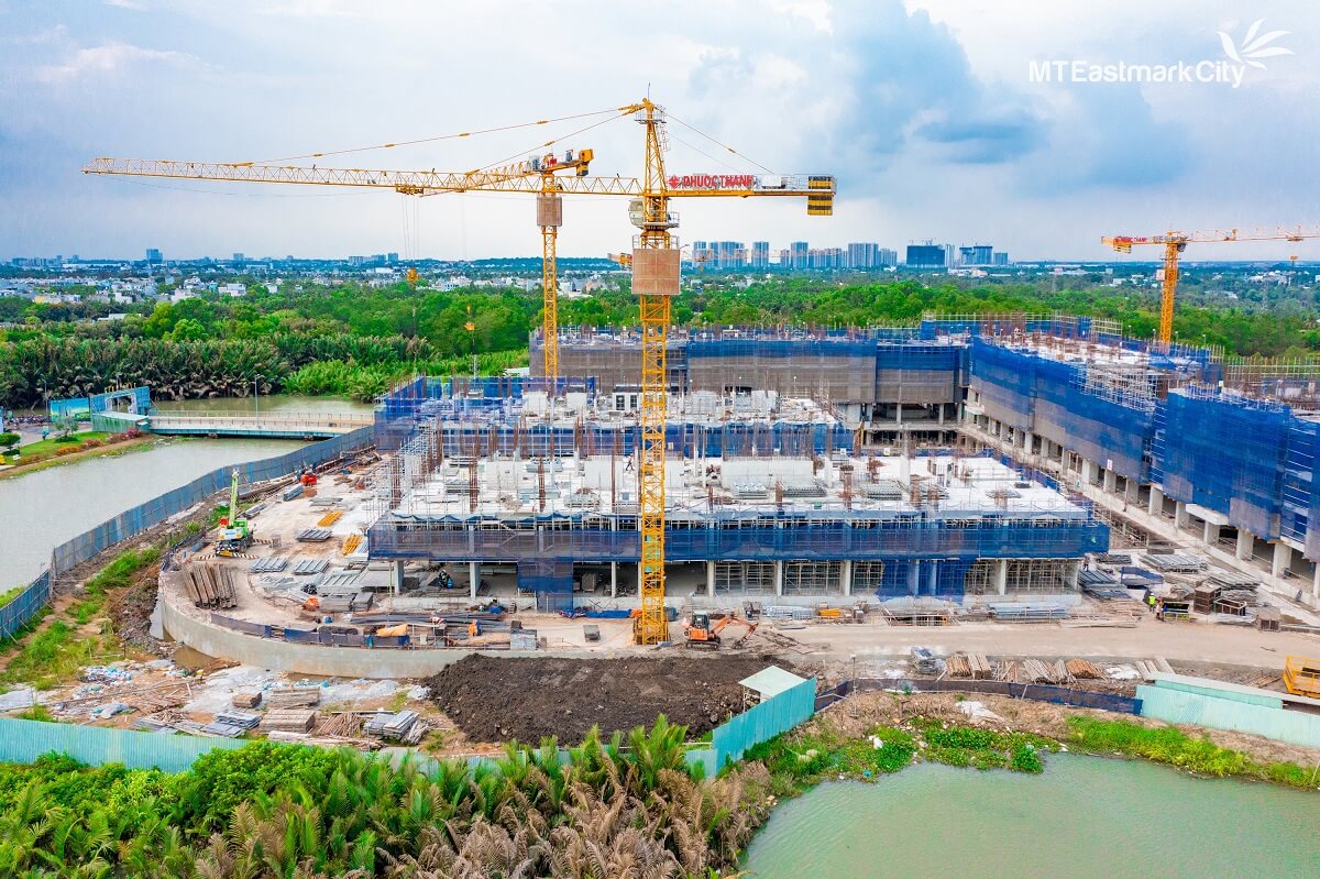 Tiến độ dự án MT Eastmark City T4/2023