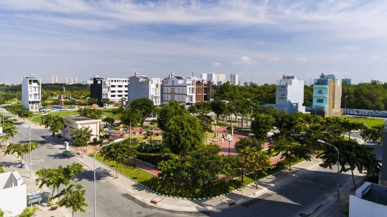 Hình ảnh thực tế tại Khu dân cư Dương Hồng