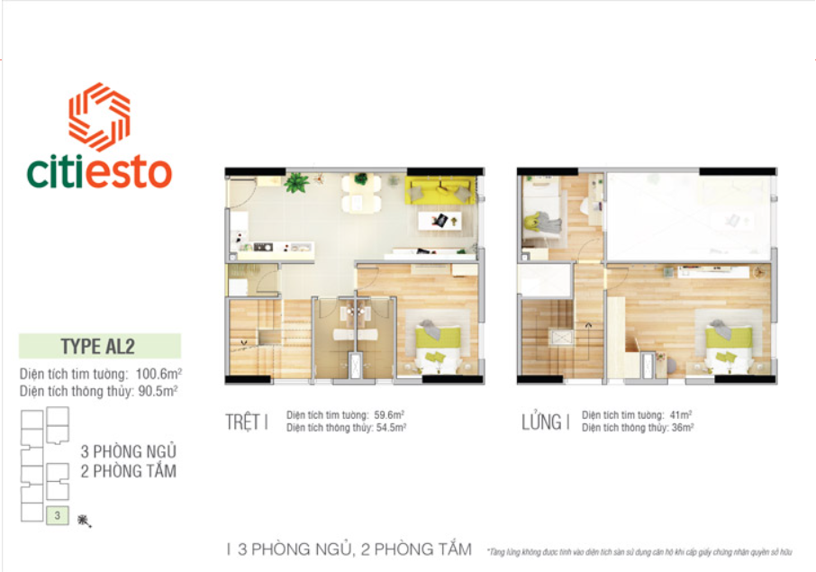 Mặt bằng Type AL2