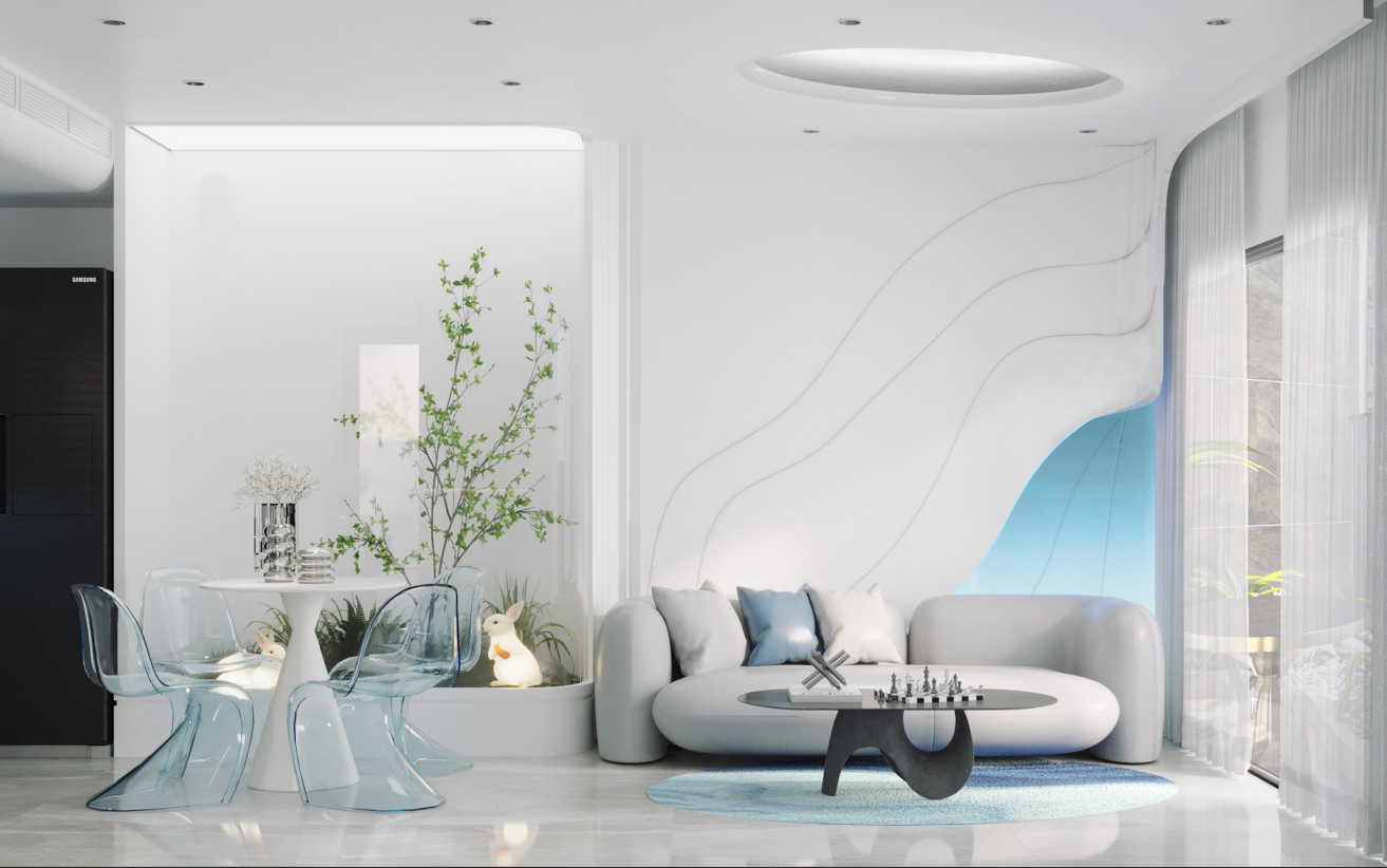 Phối cảnh căn hộ mẫu dự án Khải Hoàn Prime
