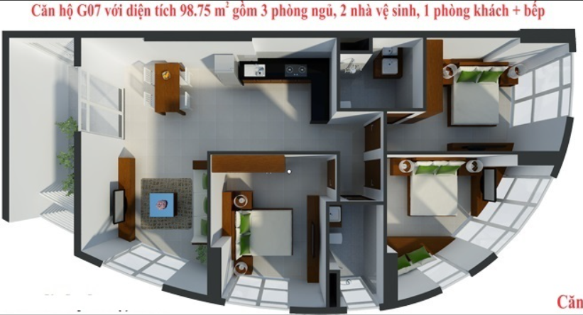 Mặt bằng Căn G07