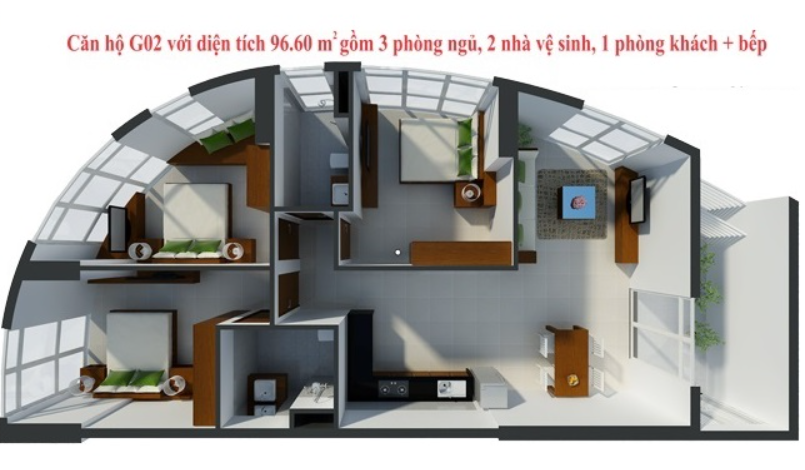 Mặt bằng Căn G02