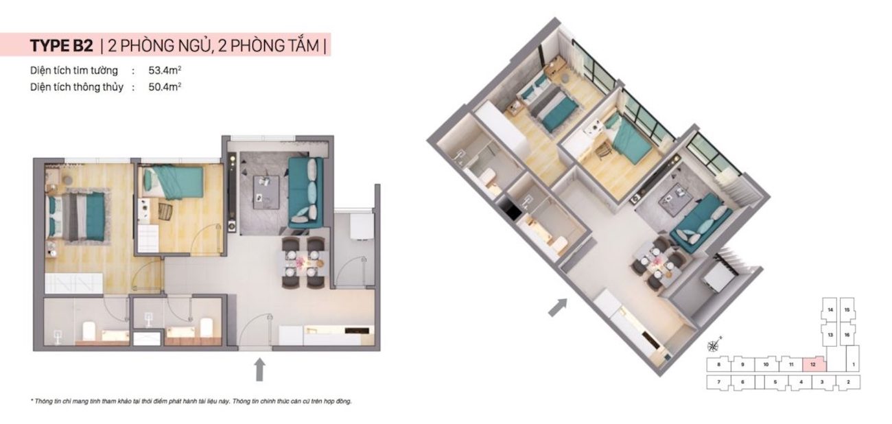 Mặt bằng B2 (Block D)