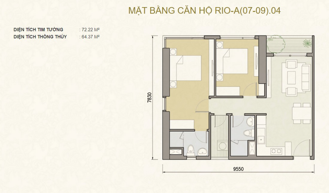 Mặt bằng Căn A.04