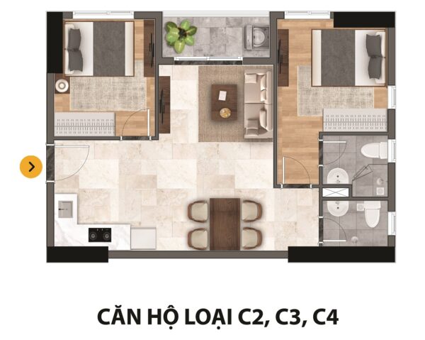 Mặt bằng C2, C3, C4