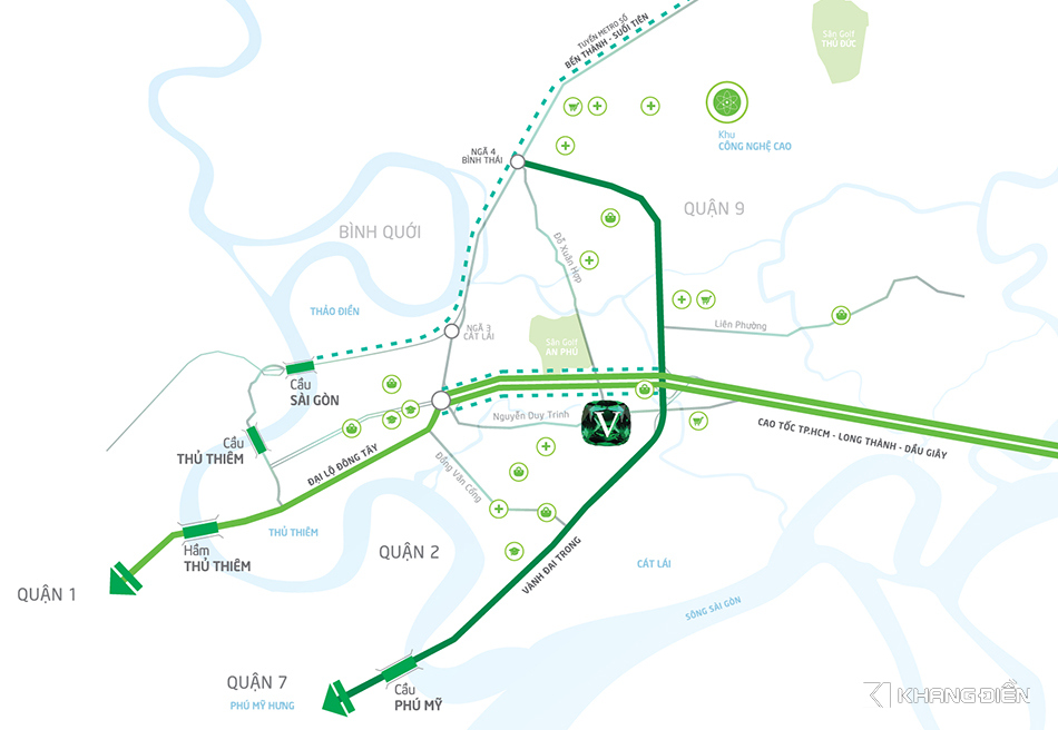Vị trí dự án The Venica