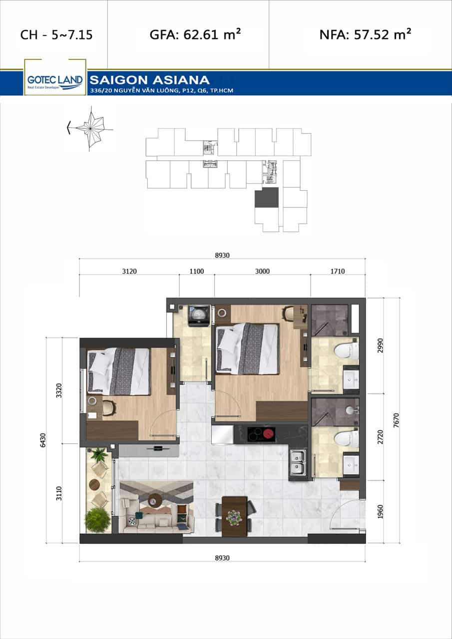 Mặt bằng CH-5.15