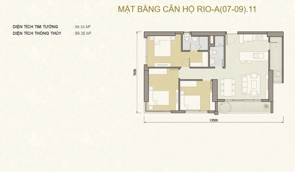 Mặt bằng Căn A.11