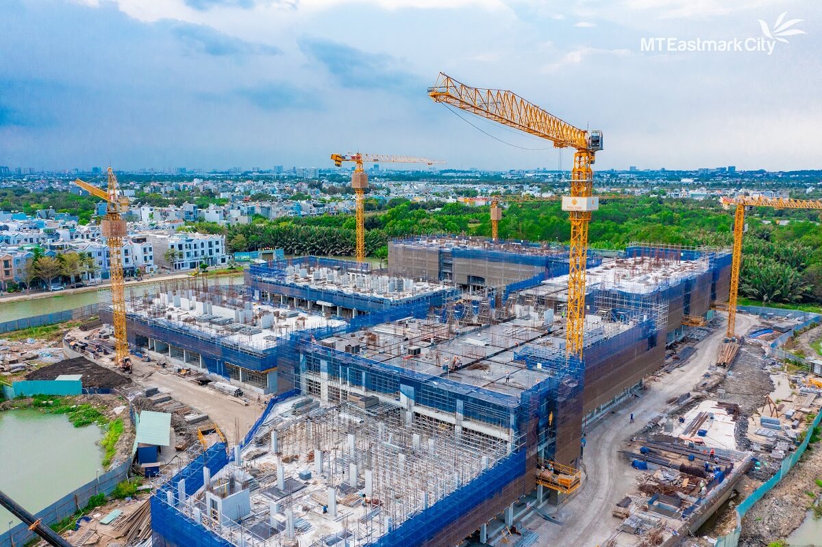 Tiến độ dự án MT Eastmark City T4/2023