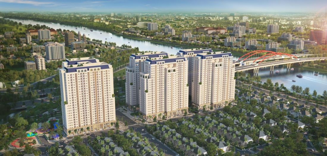 Tổng thể dự án Dream Home Riverside