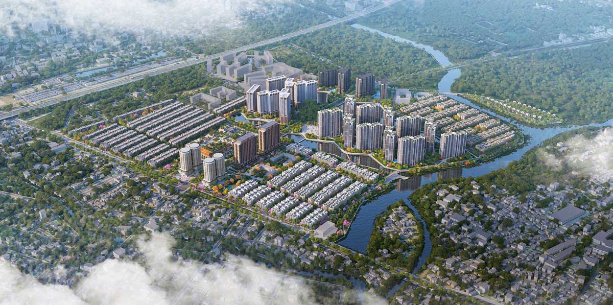 Phối cảnh tổng quan dự án The Global City