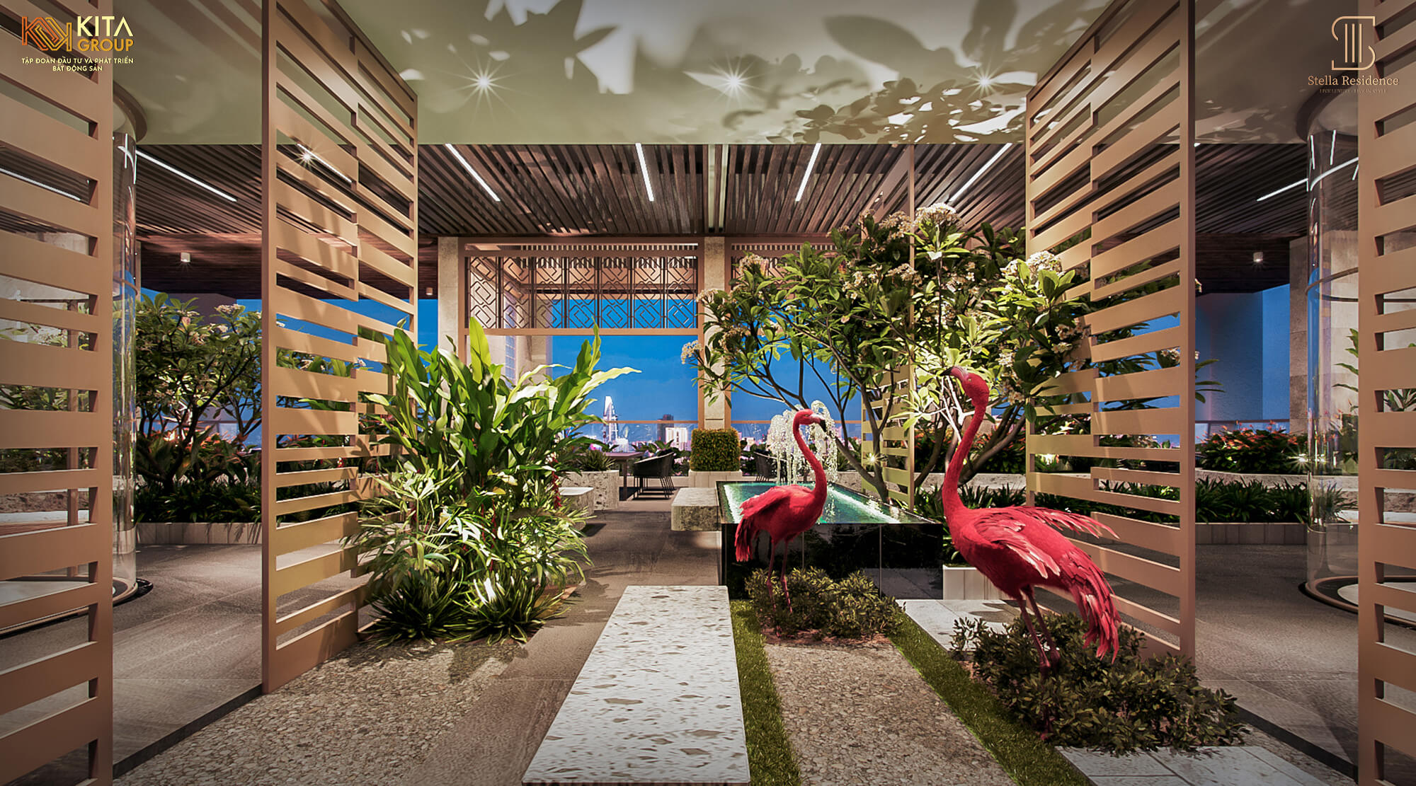 Nội khu dự án Stella Residence
