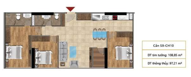 Mặt bằng CH10 (Block S9)