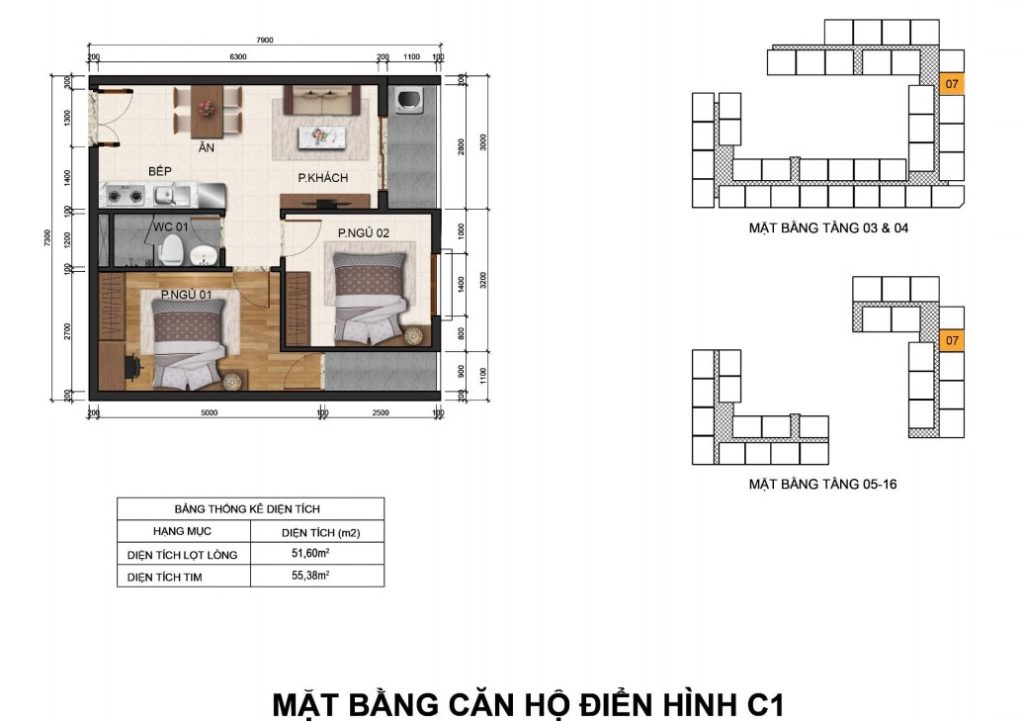 Mặt bằng C1