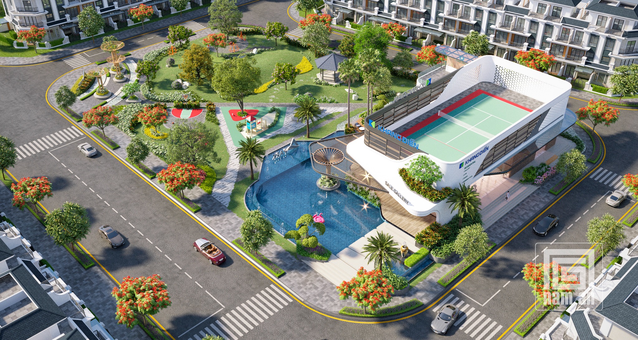 Phối cảnh dự án Foresta