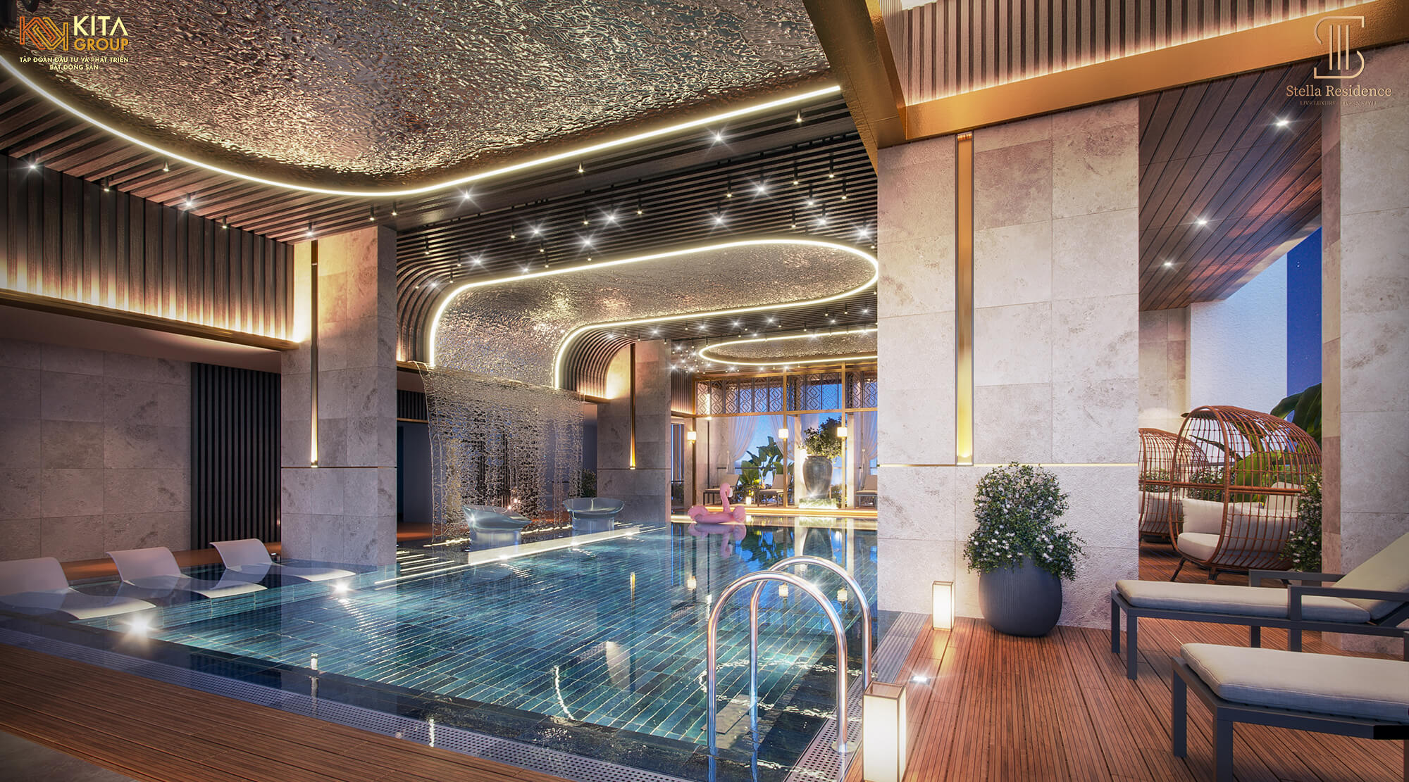 Nội khu dự án Stella Residence