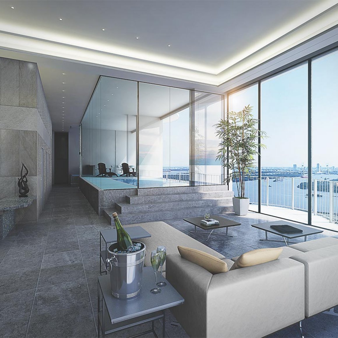 Căn hộ mẫu tại Waterina Suites