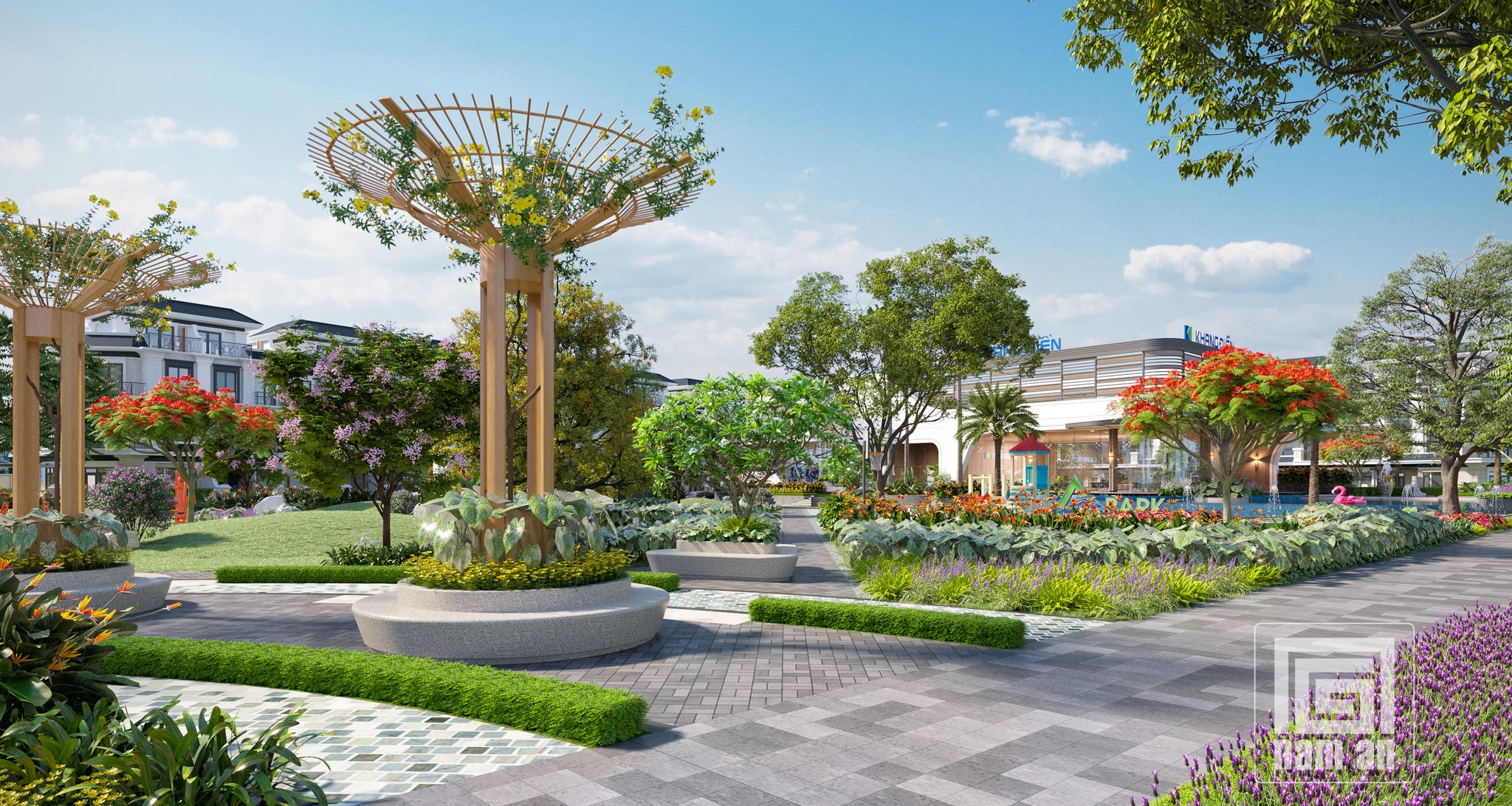 Phối cảnh dự án Foresta