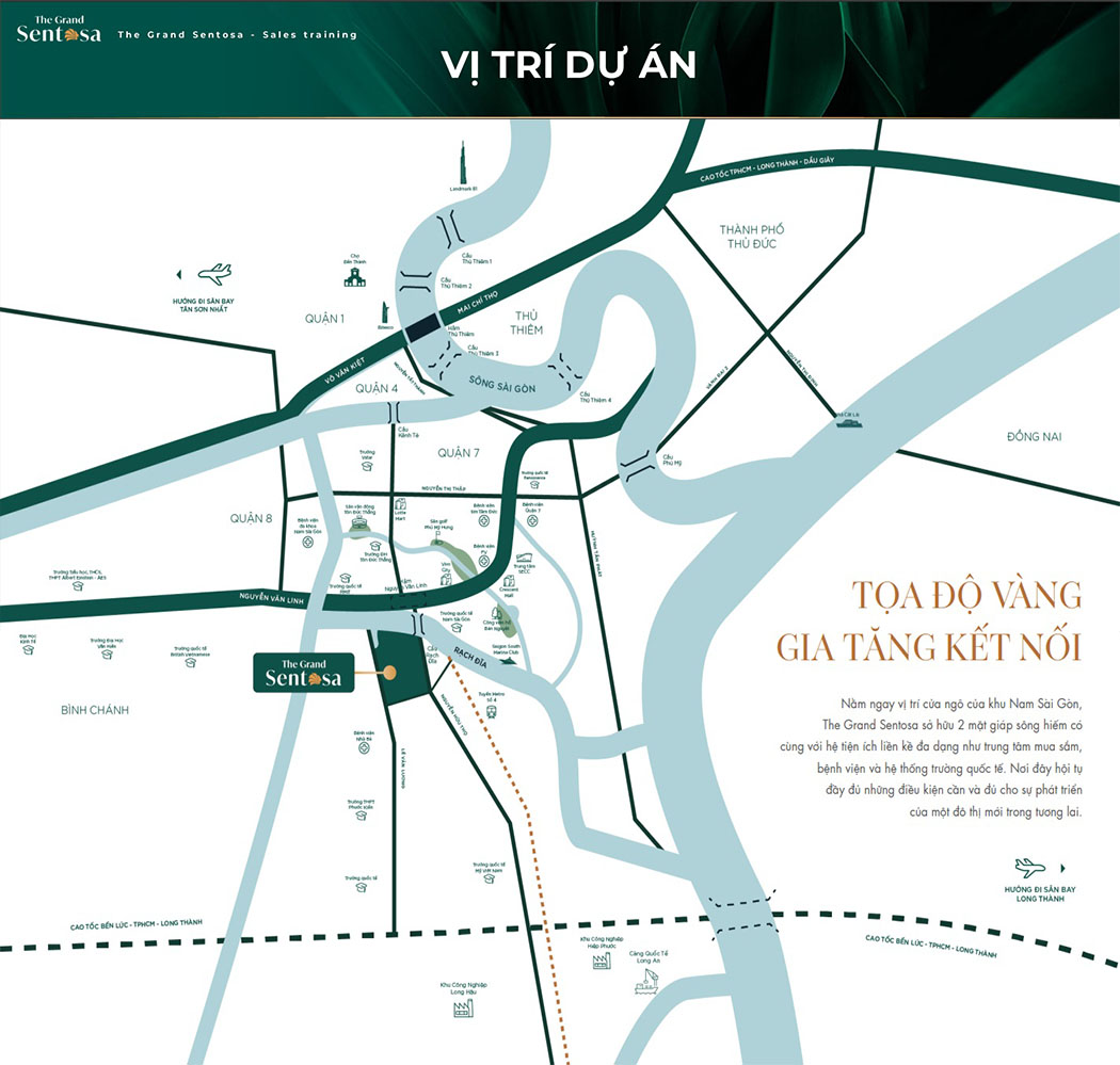 Vị trí dự án Grand Sentosa