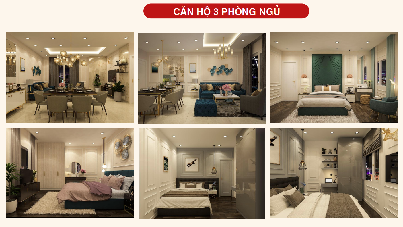 Căn hộ mẫu dự án Paris Hoàng Kim