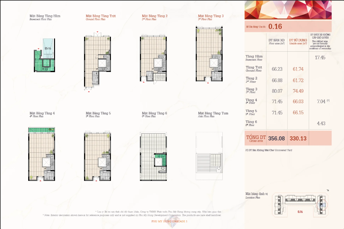 Mặt bằng 0.16