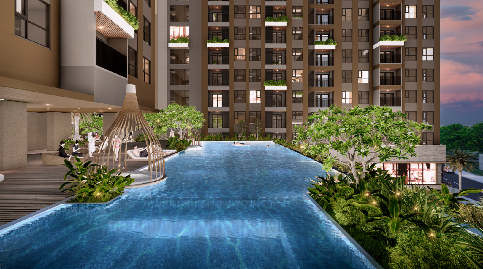 Phối cảnh dự án A&T Sky Garden