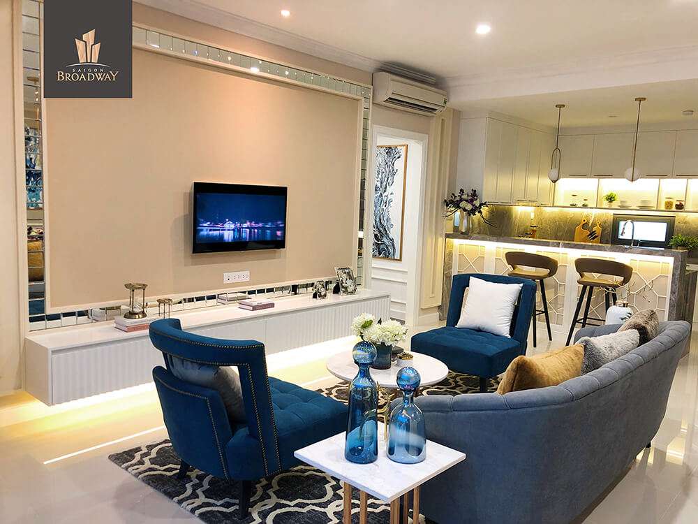Căn hộ mẫu dự án Sài Gòn Broadway