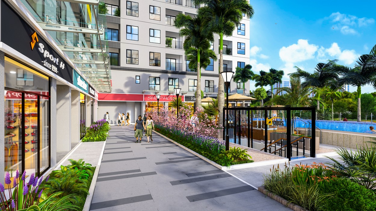 Phối cảnh dự án Bcons Sala
