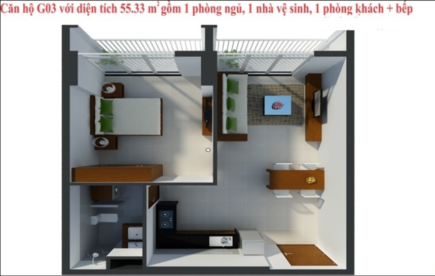 Mặt bằng Căn G03