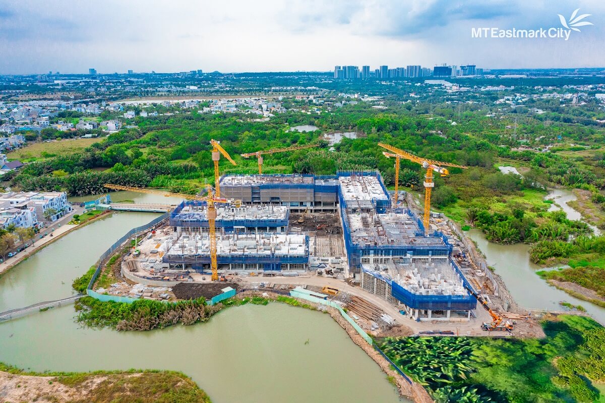 Tiến độ dự án MT Eastmark City T4/2023