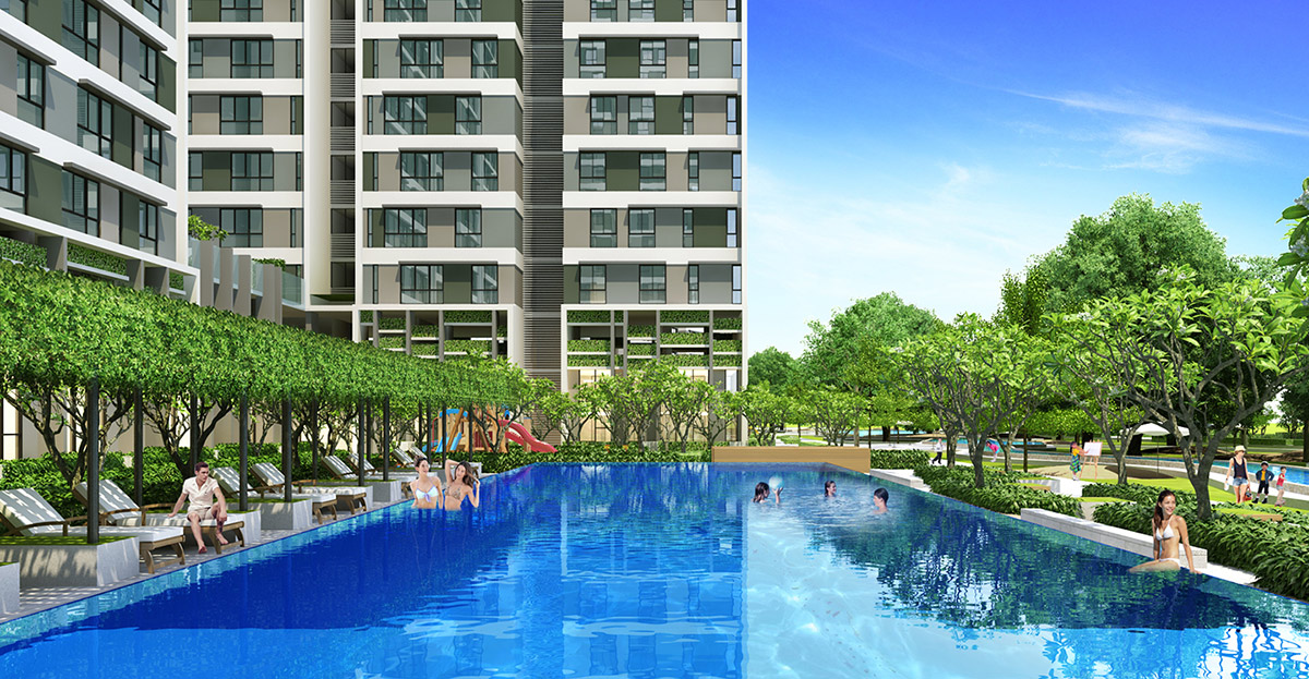 Hồ bơi tại CitiHome