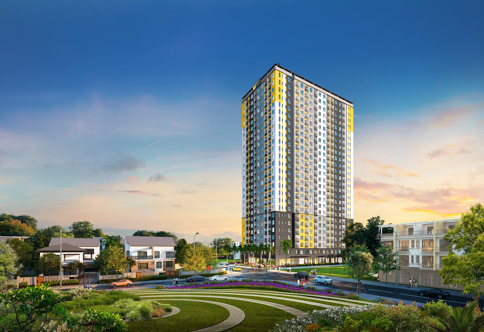 Phối cảnh dự án Bcons Polaris