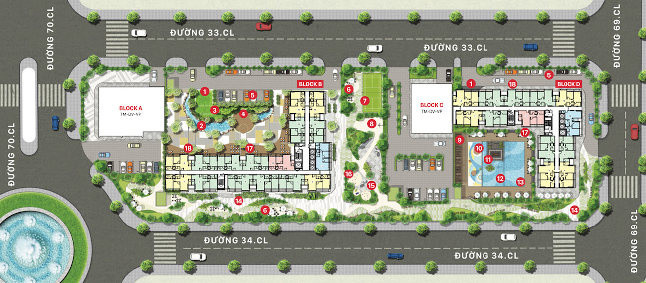 Tiện ích nội khu dự án CitiAlto