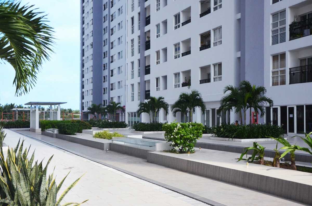 Khuôn viên dự án 4S Riverside Linh Đông