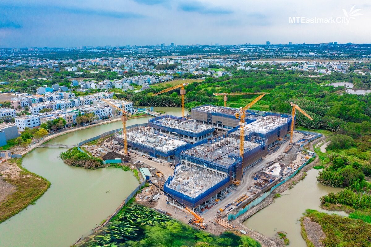 Tiến độ dự án MT Eastmark City T4/2023