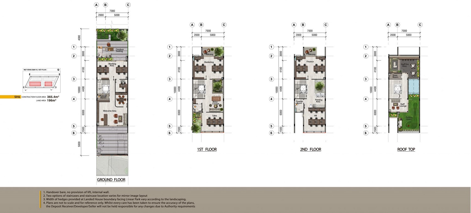 Mặt bằng SH6