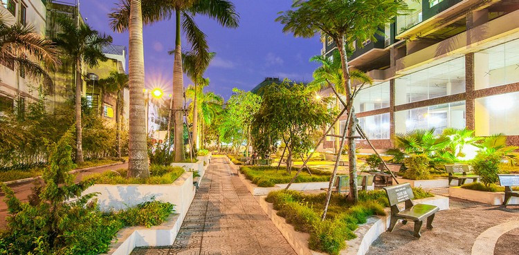 Nội khu dự án 8x Đầm Sen