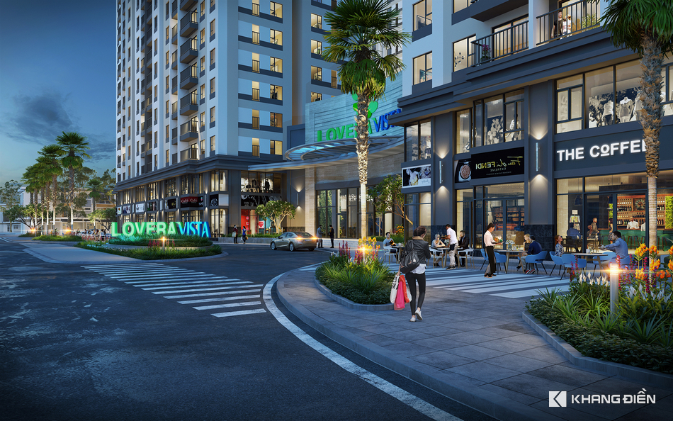 Nội khu dự án Lovera Vista