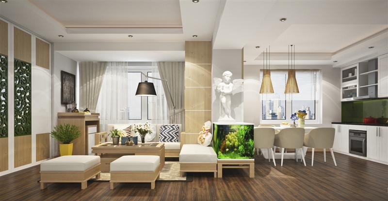 Căn hộ mẫu dự án Diamond Lotus Riverside