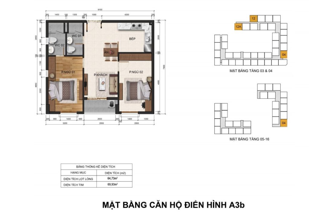 Mặt bằng A3b