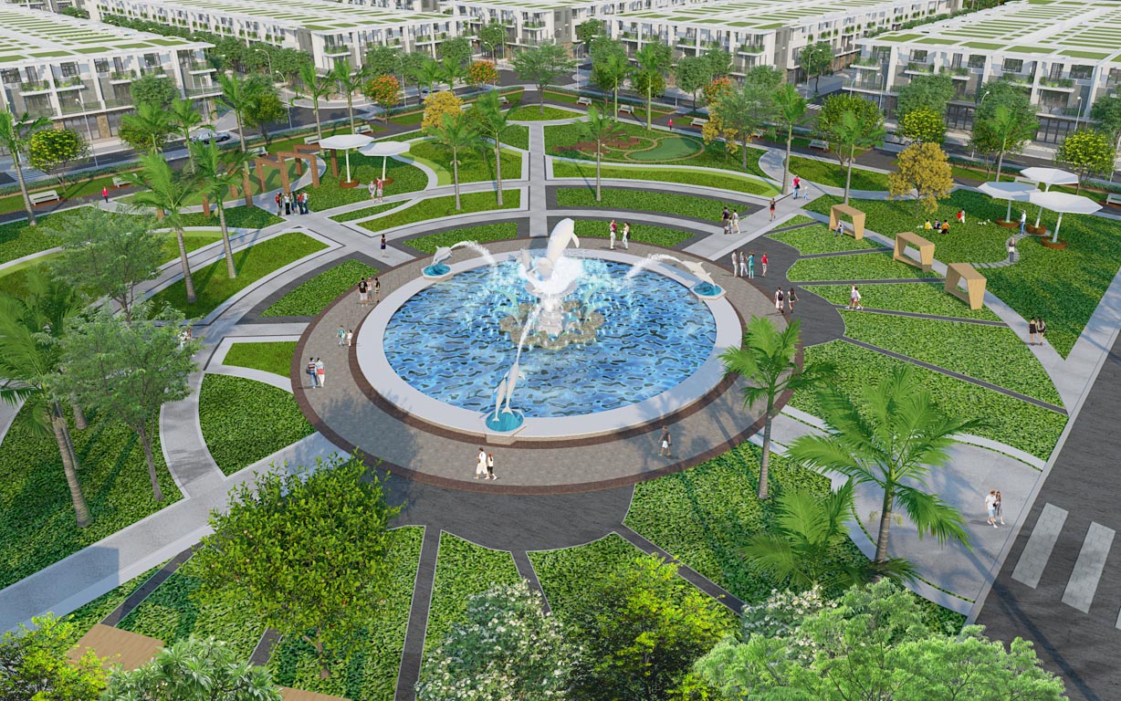 Không gian xanh tại Hiệp Phước Harbour View