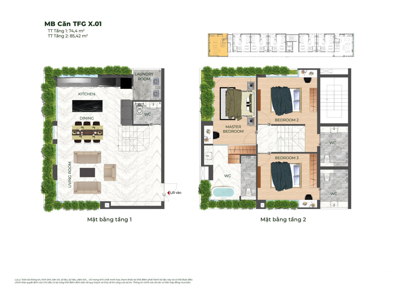 Mặt bằng Căn TFG X.01