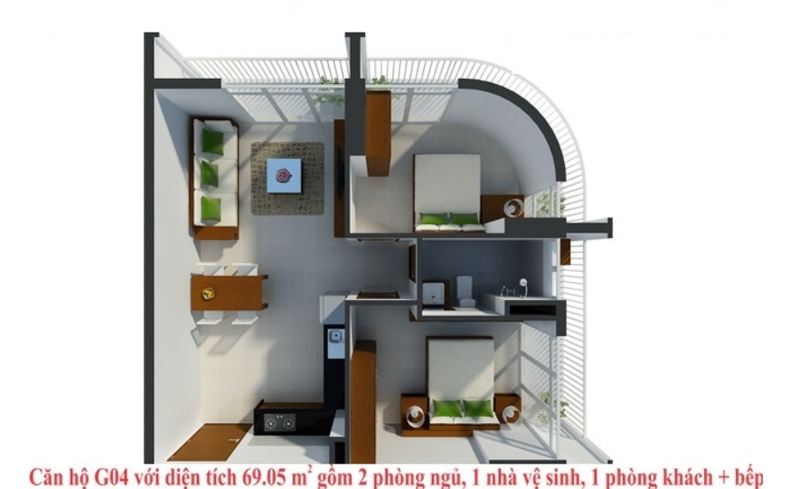 Mặt bằng Căn G04