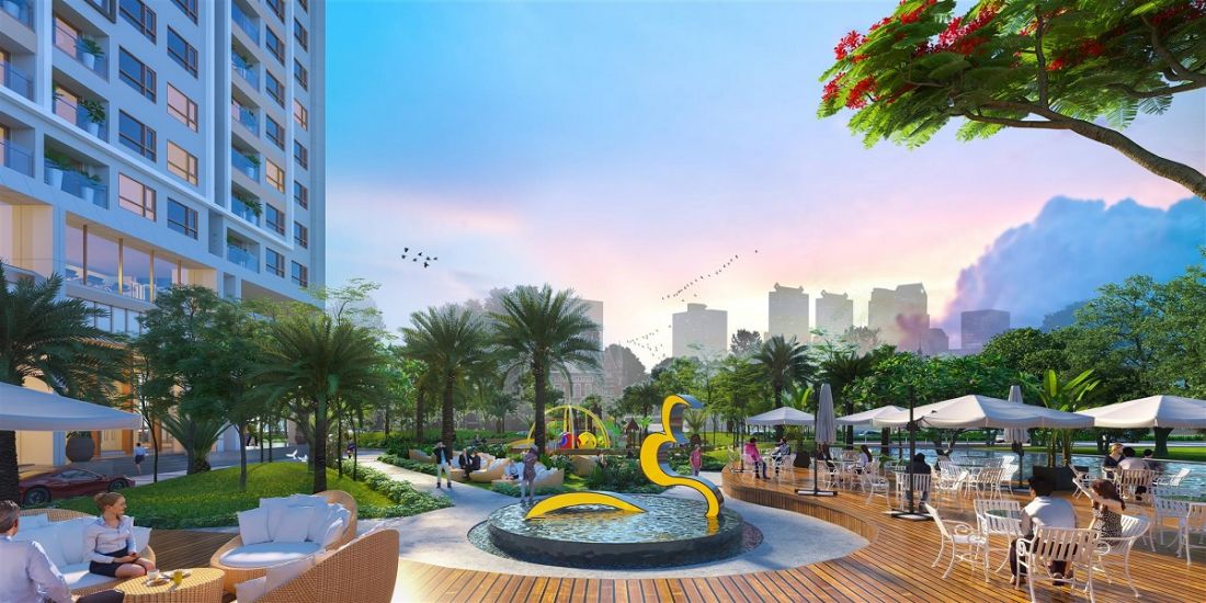 Nội khu dự án Essensia Sky