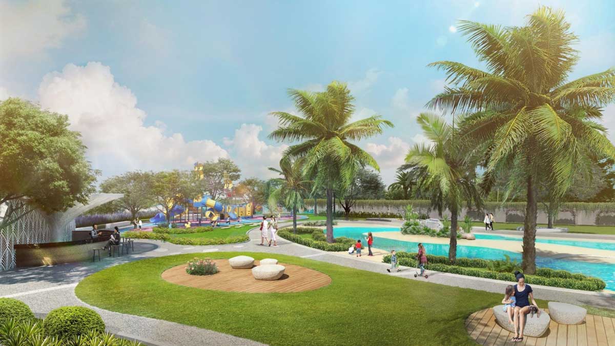 Nội khu dự án The Clarita