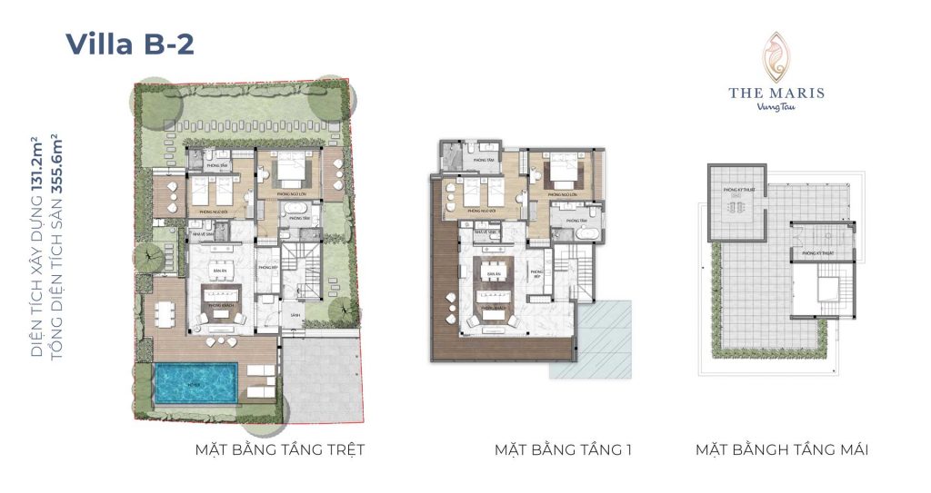 Mặt bằng Villa B2
