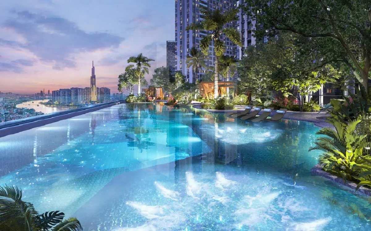 Nội khu dự án Stella En Tropic